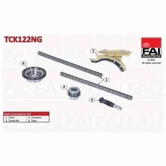 К-кт ланцюга ГРМ Ford Transit Connect/Focus 1.8D/1.8 TDCI FAI TCK122NG