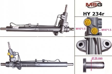 Рульова рейка з ГУР Hyundai Sonata, Kia Optima MSG HY234R