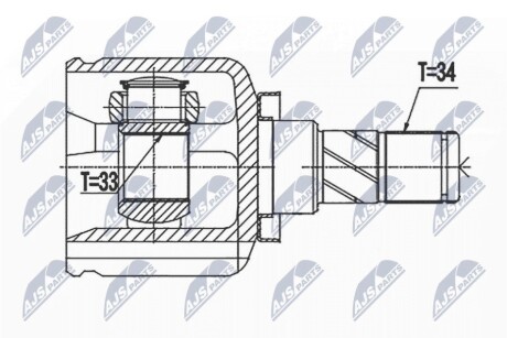 INNER CV JOINT NTY NPW-BM-144