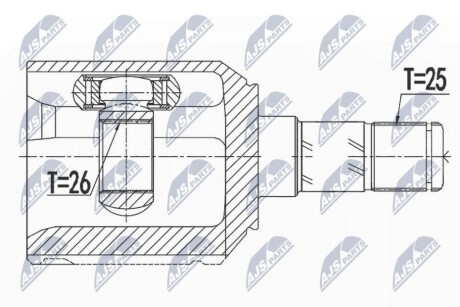 INNER CV JOINT NTY NPW-AR-011