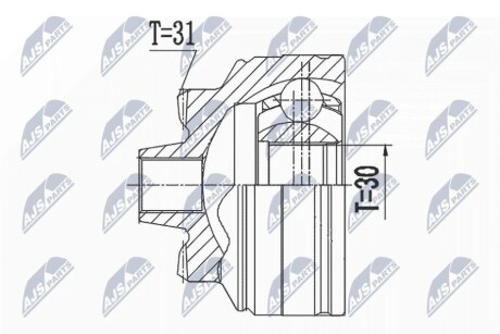 OUTER CV JOINT NTY NPZ-BM-024