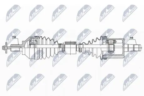 DRIVESHAFT NTY NPW-VV-139