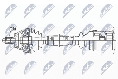 DRIVESHAFT NTY NPW-VW-185 (фото 1)