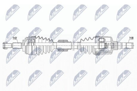 DRIVESHAFT NTY NPW-RE-182