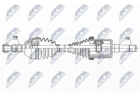 DRIVESHAFT NTY NPW-DW-049