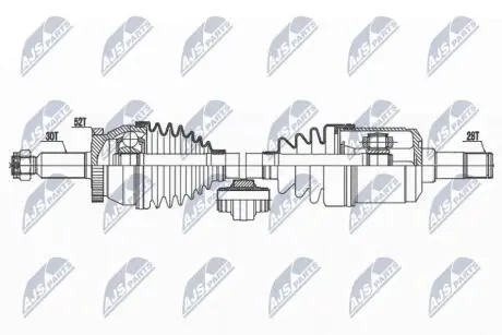 DRIVESHAFT NTY NPW-HY-597