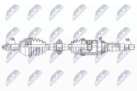 DRIVESHAFT NTY NPW-AR-014 (фото 1)