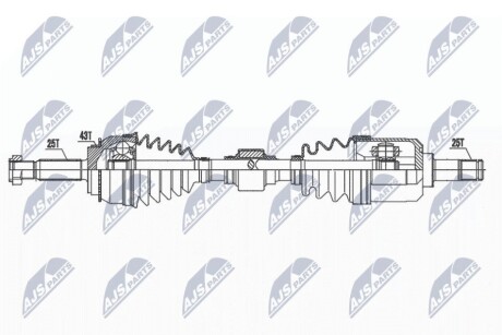 DRIVESHAFT NTY NPW-MS-071