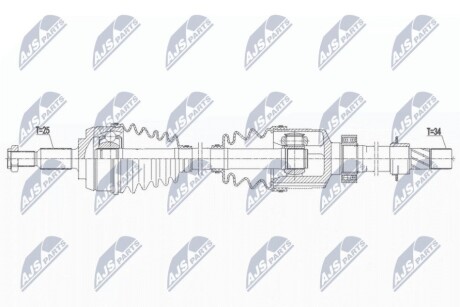 DRIVESHAFT NTY NPW-RE-183