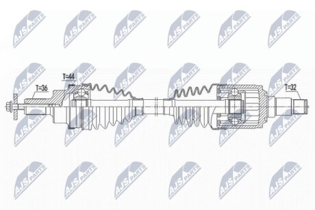 DRIVESHAFT NTY NPW-VV-141