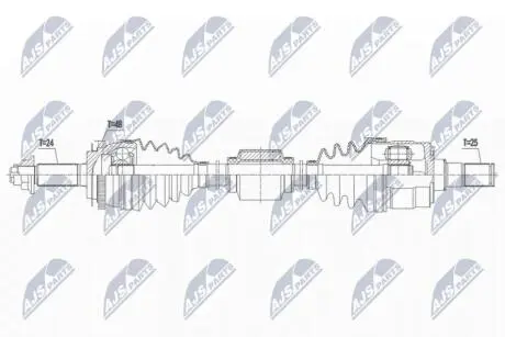 DRIVESHAFT NTY NPW-KA-376
