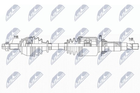 DRIVESHAFT NTY NPW-FT-067