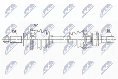 DRIVESHAFT NTY NPW-HY-601