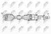 DRIVESHAFT NTY NPW-BM-171 (фото 1)