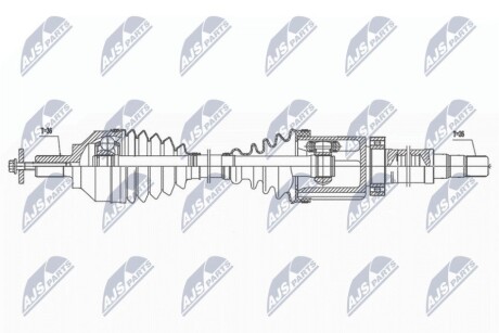 DRIVESHAFT NTY NPW-VV-138 (фото 1)