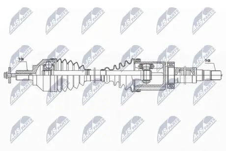 DRIVESHAFT NTY NPW-VV-138