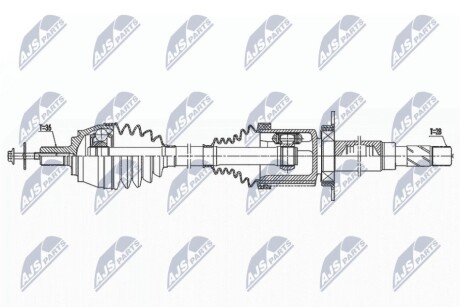 DRIVESHAFT NTY NPW-VV-140