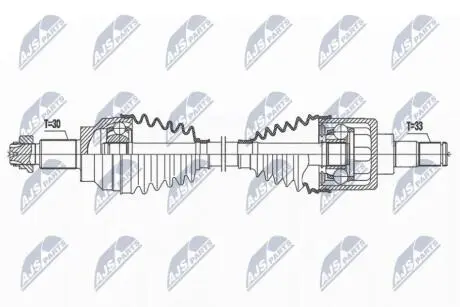 DRIVESHAFT NTY NPW-AR-018