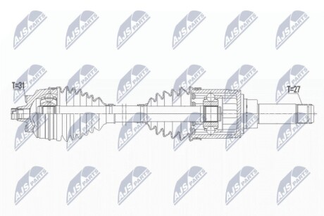 DRIVESHAFT NTY NPW-BM-165