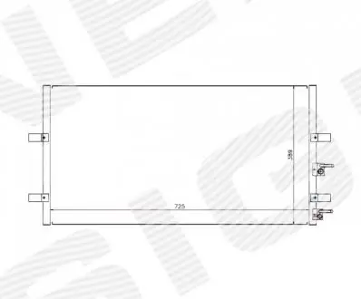Радіатор кондиціонера Signeda RC94915