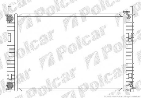 Радиатор охлаждения Polcar 321208-1 (фото 1)