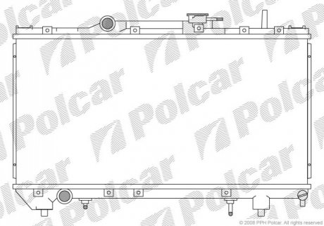Радіатор охолодження Polcar 812208-0 (фото 1)