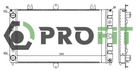 Радіатор охолоджування PROFIT 1740-1502