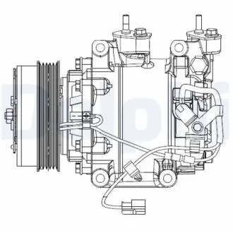 Компресор кондиціонера Delphi CS20510