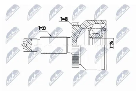OUTER CV JOINT NTY NPZ-HY-558