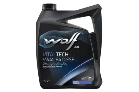 Фото vitaltech 5w40 b4 diesel 5lx4 Wolf 1042635 VITALTECH 5W40 B4 DIESEL 5Lx4 Wolf 1042635