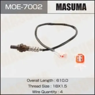 Датчик кислорода (лямбда-зонд) MASUMA MOE7002