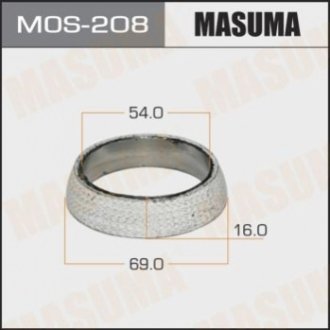 Кільце глушника MASUMA MOS208 (фото 1)