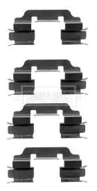 Ремкомплект гальмiвних колодок BORG & BECK BBK1273