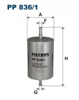 Фільтр паливний FILTRON PP8361 (фото 1)