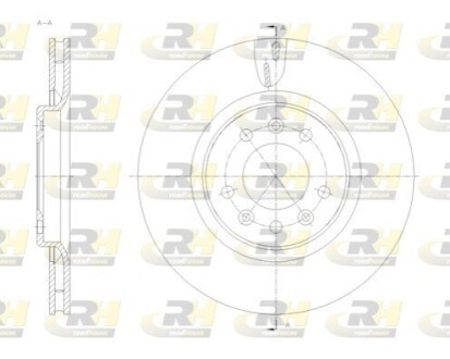 Тормозной диск ROADHOUSE 61776.10