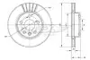 Гальмiвнi диски VW T4 2.5TDI 90-03 TOMEX 7078 (фото 1)