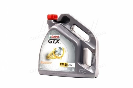 4л GTX A3/B4 5W-40 олива синт. ACEA A3/B3, A3/B4, API SM/CF, BMW Longlife-01, MB 229.3, RN 0700 / RN 0710, VW 502 00 / 505 00 CASTROL 15E62C