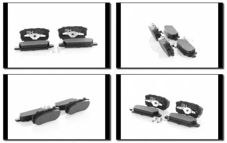 Гальмівні колодки дискові зад. Citroen C4/ Jeep Compass, Patriot/ Mitsubishi Lancer, Outlander, Pajero/ Peugeot 4007 1.6-3.8V6 04.00- GH-Parts GH-412506