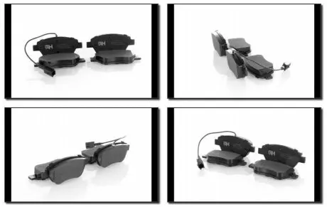 Гальмівні колодки перед. Fiat Grande Punto 08-/Peugeot Bipper 1.3 HDi 75 10-, Citroen Nemo 1.3 HDi 75 10- GH-Parts GH-412380