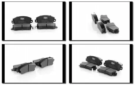 К-кт перед. гальм. колодок Fiat Panda/Regata/Ritmo/Uno Seat Ibiza/Malaga 0.8-2.5D 10.74-07.04 GH-Parts GH-412314