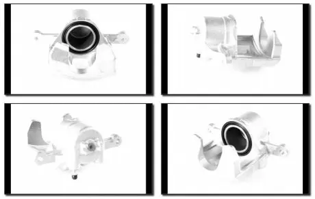 Гальмівний супорт перед. правий Hyundai Accent, I20 Kia Rio 1.0-1.6D 04.11- GH-Parts GH-433504H