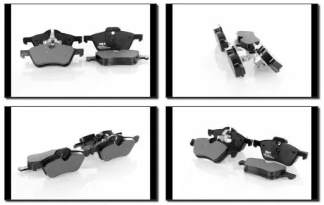 К-кт перед. гальм. колодок Mini Cooper 1.6 16V (ATE) 01-/BMW Mini 04- GH-Parts GH-412417
