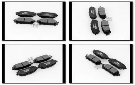 Гальмівні колодки дискові зад. Subaru Forester/Impreza 2.0-2.5 03- GH-Parts GH-413633