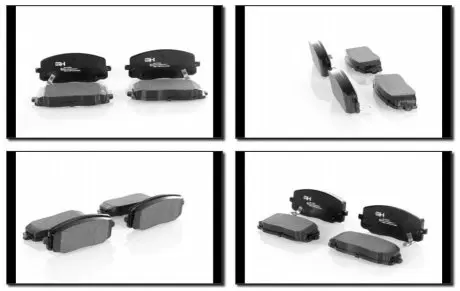 К-кт перед. гальм. колодок Kia Picanto 04.02-/Hyunday I10 2008- GH-Parts GH-413530