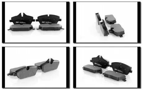 Гальмівні колодки перед. BMW E87, E90 1.6i-3.0i 09.04- GH-Parts GH-410303