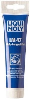 МАСТИЛО ШРУС З ДІСУЛЬФІДОМ МОЛІБДЕНУ LM 47 МоS2 LANGZEITFETT 0,1КГ LIQUI MOLY 3510