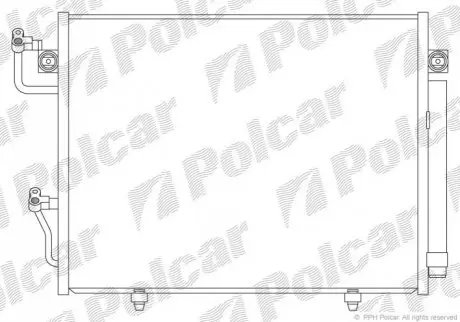 Радіатор кондиціонера Polcar 5274K81K