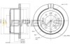 Гальмівний диск зад. Land Cruiser 100 4.7 i/4.2 TD (329x18) BREMSI CD7597V (фото 1)