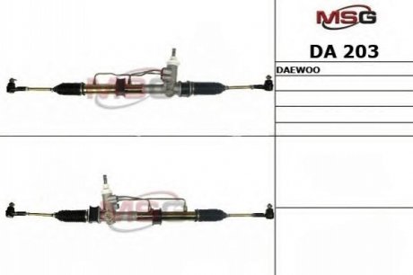 Рульова рейка з ГУР Chevrolet Matiz, Daewoo Matiz MSG DA203