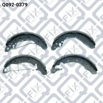 Фото колодки тормозные барабанные Q-fix Q092-0379 Колодки тормозные барабанные Q-fix Q092-0379